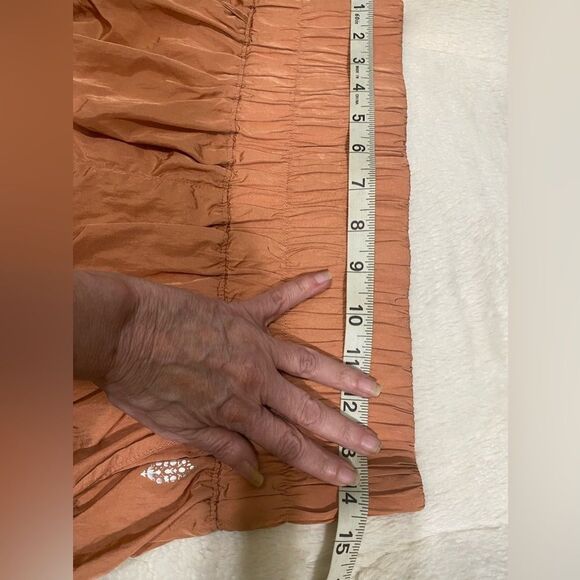 FP Movement Way Home Shorts in Brushed Apricot High Rise Silhouette Related Fit - Picture 11 of 15